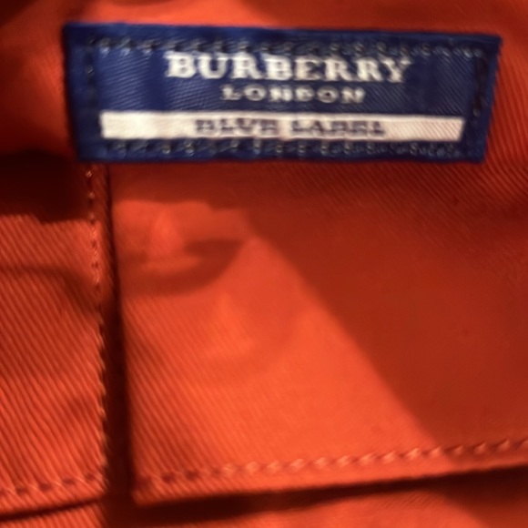 BURBERRY London Blue Label Canvas/Leather Tote Red - Picture 10 of 13